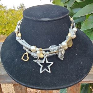 Multistrand Express Star Necklace